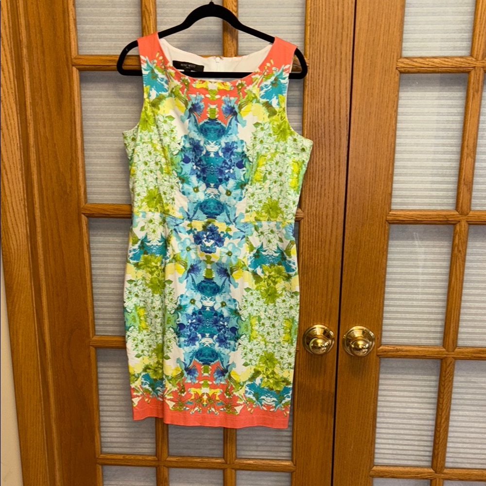 EUC NINE WEST Floral Sleeveless Dress - Multicolor